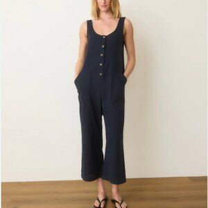 Marine Layer Sydney Beach Jumpsuit in India Ink - Small (As Is)